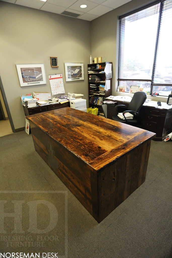 Reclaimed Wood Desks Ontario HD Threshing Floor Furniture